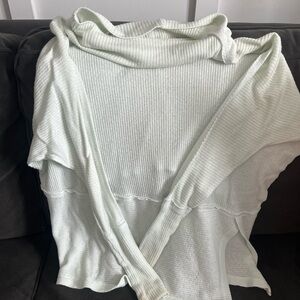 We The Free light blue Cowl Neck Sweater